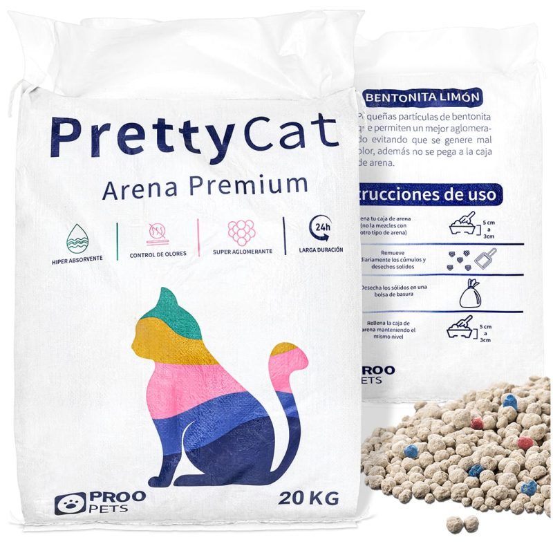 Żwirek dla kotów BENTONITOWY Żwirek 25 L ZBRYLAJĄCY