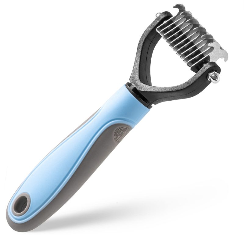 Alternative view of Zgrzebło dla psa do pielęgnacji długiej, wełnistej sierści i kołtunów