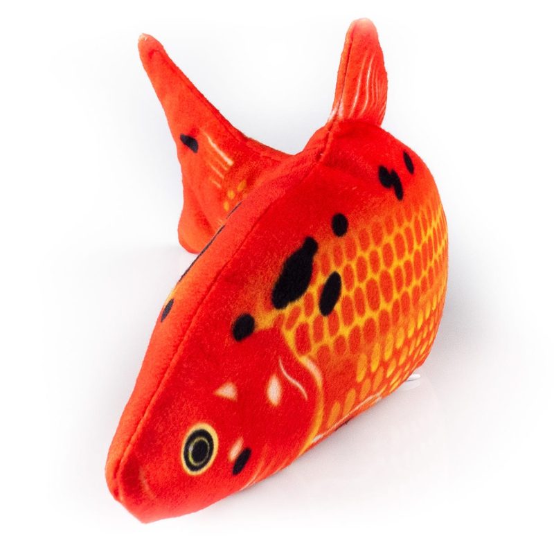 Alternative view of Zabawka interaktywna dla kota Czerwona Rybka + kocimiętka