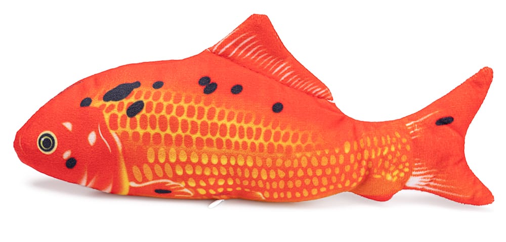 Zabawka interaktywna dla kota Czerwona Rybka + kocimiętka - obrazek 3