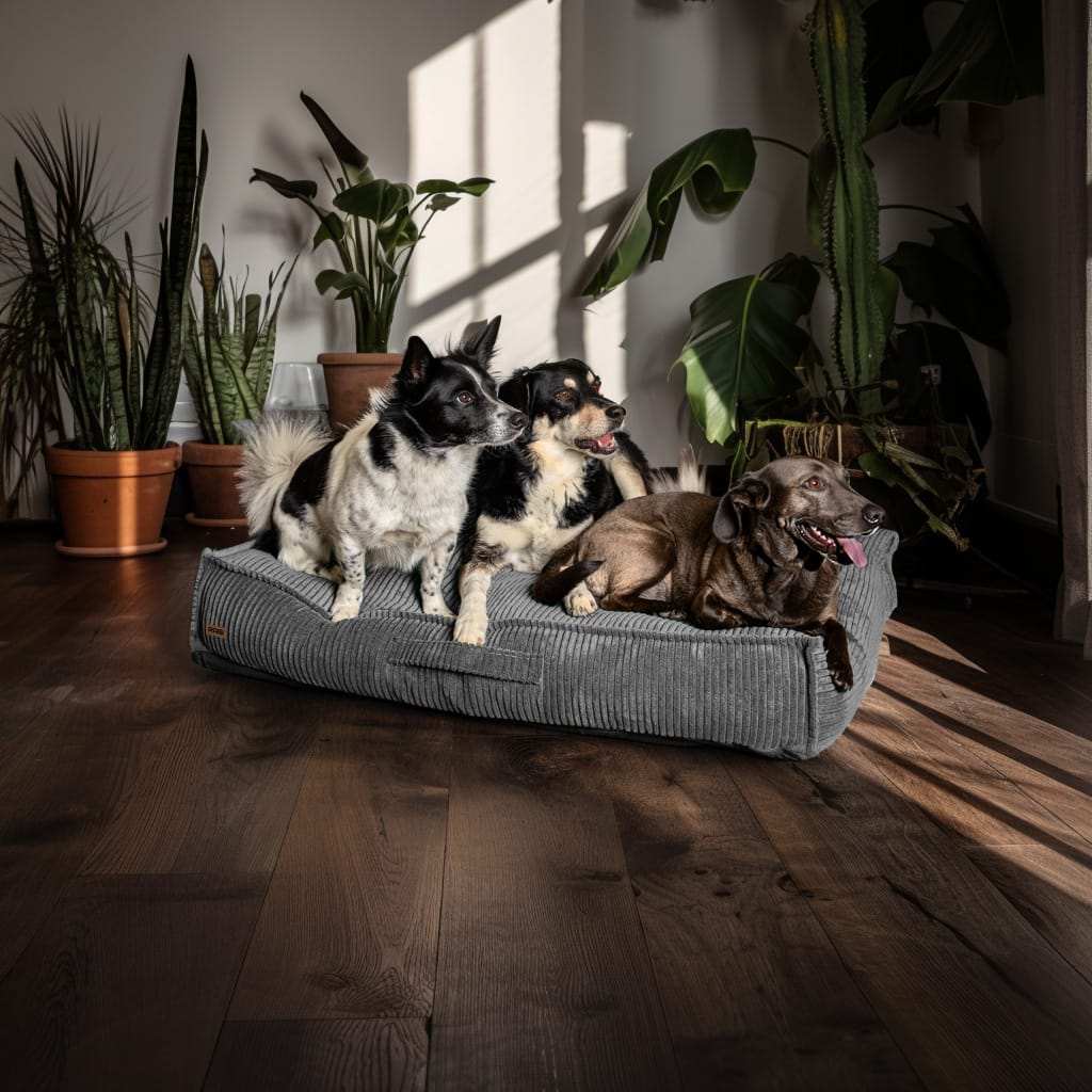 Legowisko dla psa Materac Posłanie dla psa Jasnoszare Rozmiary - obrazek 10