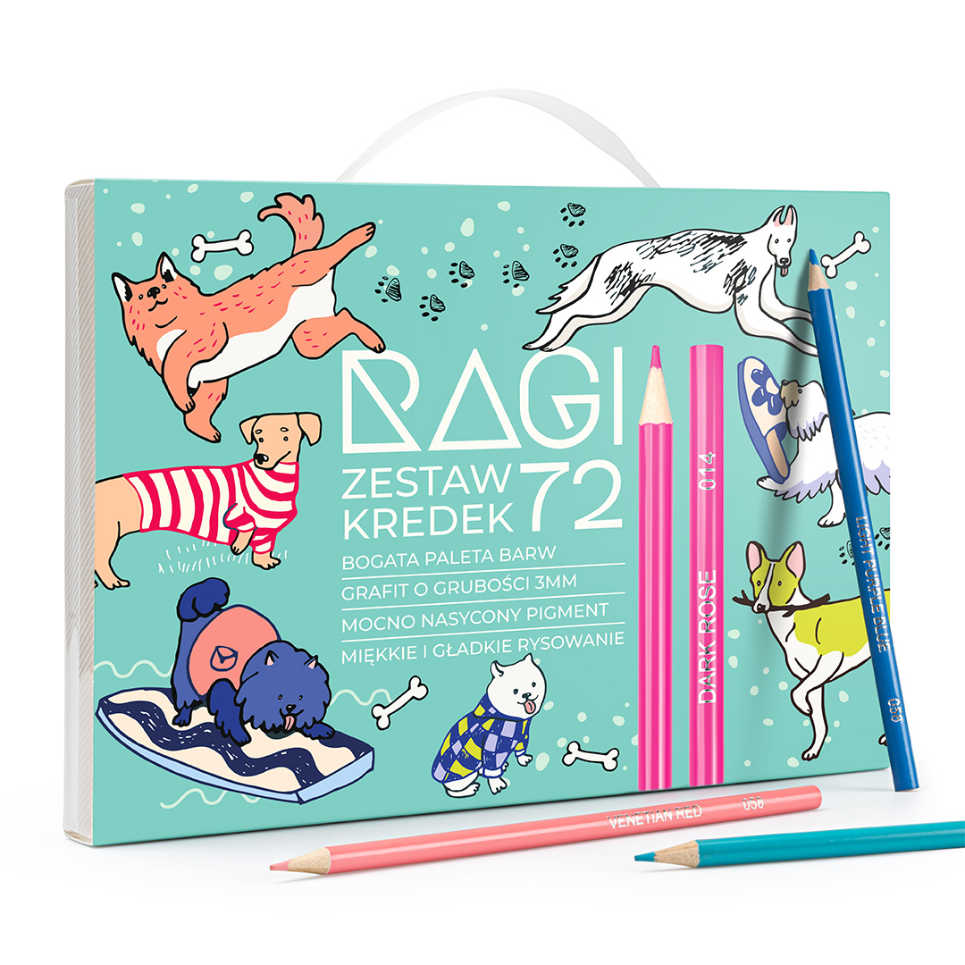 Kredki Olejne Miękkie Artystyczne Profesjonalne Zestaw w Etui 72 Kolory - obrazek 4