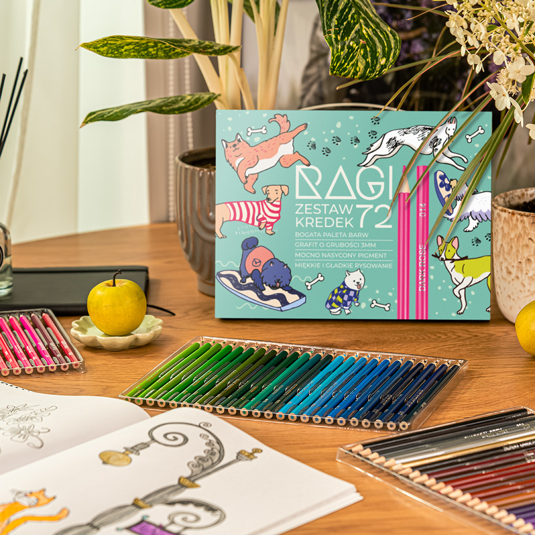 Kredki Olejne Miękkie Artystyczne Profesjonalne Zestaw w Etui 72 Kolory - obrazek 6