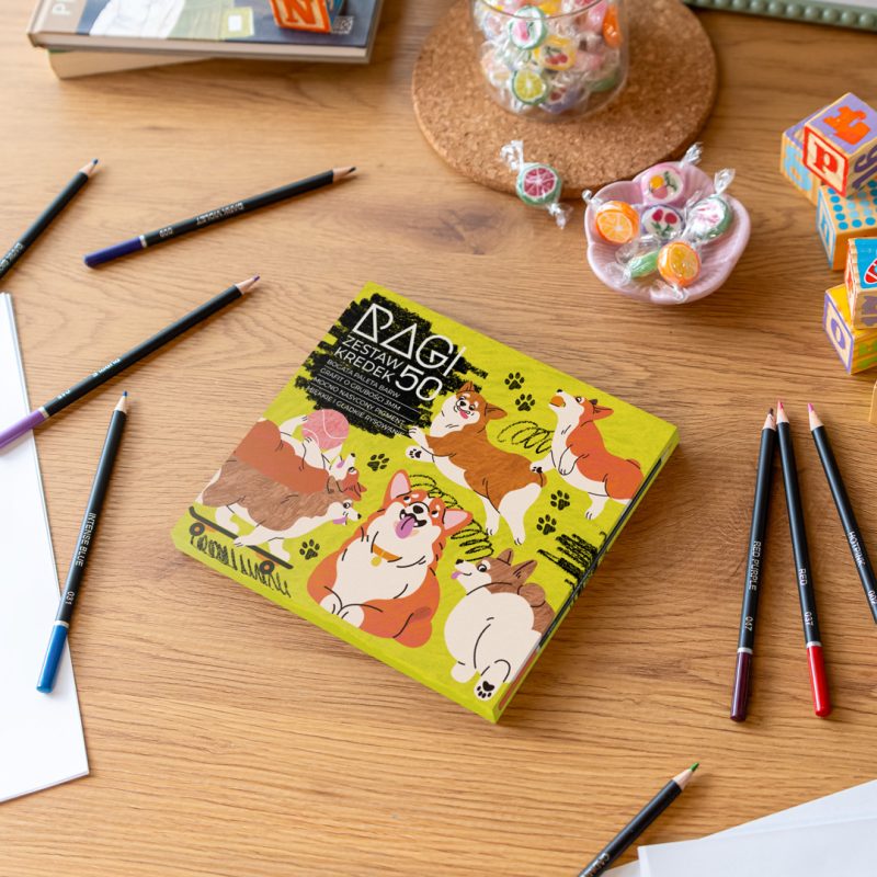 Alternative view of Zestaw Kredek 50 kolorów Kredki Ołówkowe Miękkie Artystyczne Profesjonalne