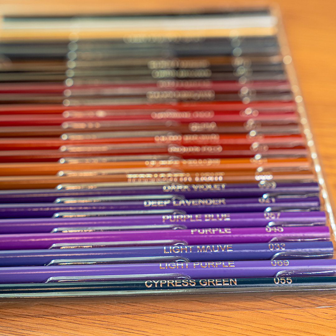 Kredki Olejne Miękkie Artystyczne Profesjonalne Zestaw w Etui 72 Kolory - obrazek 8