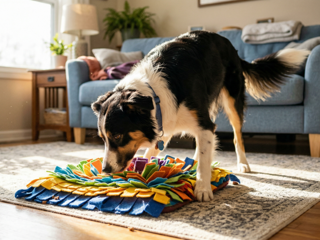 zabawy z psem w domu