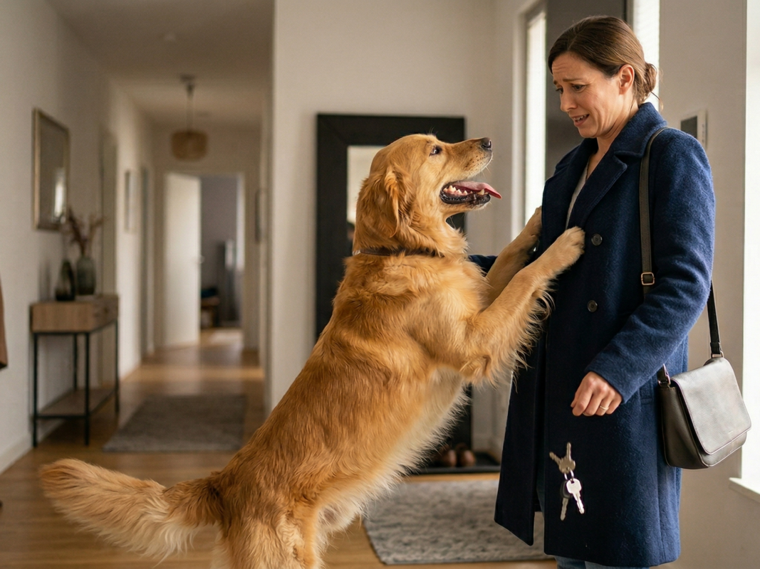 jak oduczyć psa skakania na ludzi