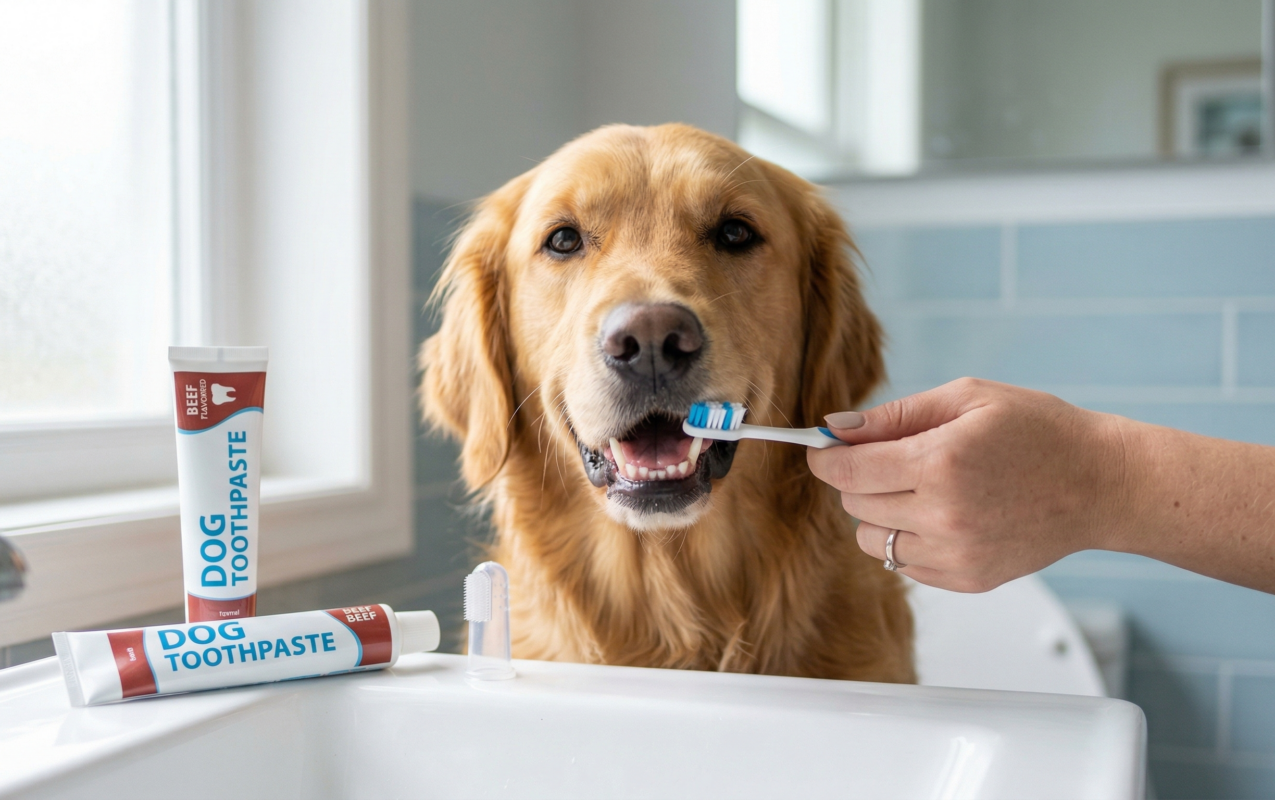 Jak myć zęby psu?