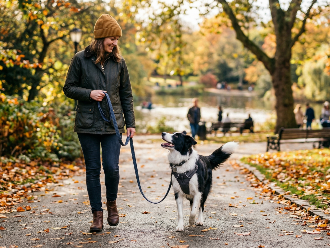 luźna smycz - jak nauczyć psa